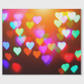 Papier Cadeau Amour arrière - plan de bokeh (Plat)