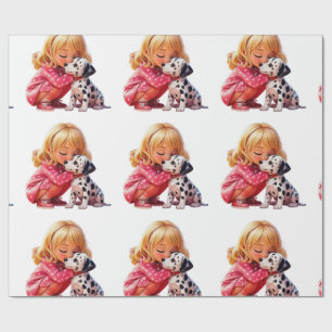Papier Cadeau Amour de chiot