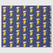 Papier Cadeau Amour de la bière (Plat)