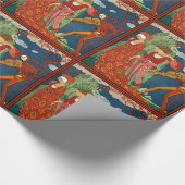 Papier Cadeau AMOUR, DÉSIR ET MORT Art Déco Saint-Valentin (Coin)