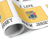 Papier Cadeau Amour du New Jersey (Coin rond)