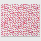 Papier Cadeau Amour Et Baisers (Plat)