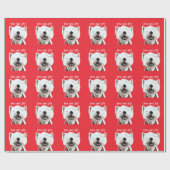Papier Cadeau Amour et joie Westie (Plat)