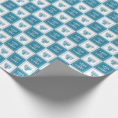 Papier Cadeau Amour et lumière | Hanoukka Menorah moderne (Coin)