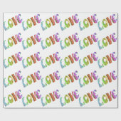 PAPIER CADEAU AMOUR GROOVY (Plat)