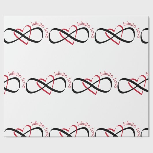 Papier Cadeau Amour infini (Plat)