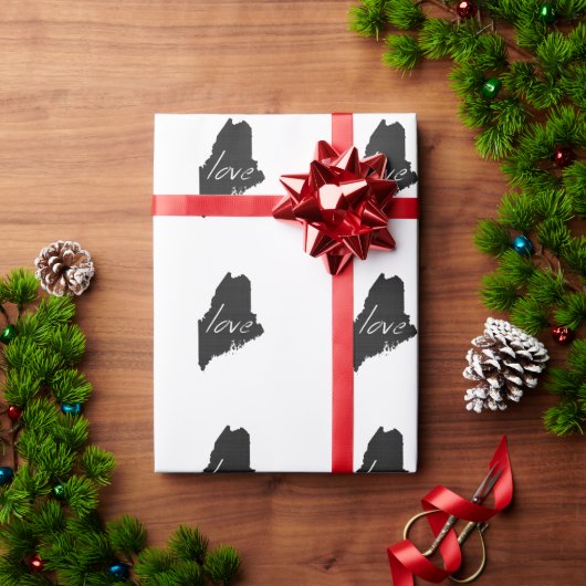 Papier Cadeau Amour Maine (Cadeau de vacances)