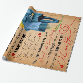 Papier Cadeau Amour Mari | Lettre À Mon Mari Je T'Aime