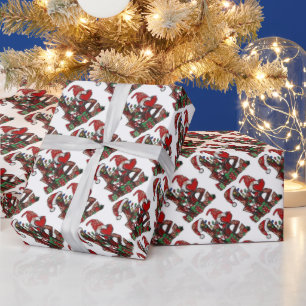 Papier Cadeau Amour Noël Gnomes