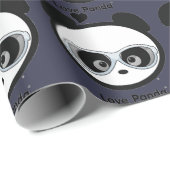 Papier Cadeau Amour Panda® (Coin rond)