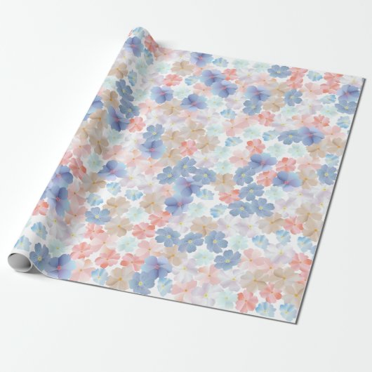 Papier Cadeau Amour pur comme une fleur (Déroulé)