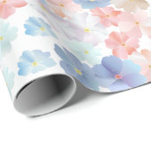 Papier Cadeau Amour pur comme une fleur (Coin rond)