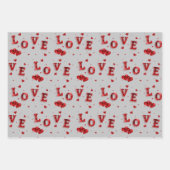 Papier Cadeau Amour Romantique (Devant 2)