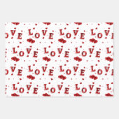 Papier Cadeau Amour Romantique (Devant)