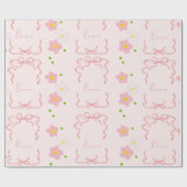 PAPIER CADEAU AMOUR ROSE (Plat)