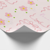 PAPIER CADEAU AMOUR ROSE (Coin)