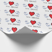 Papier Cadeau amour San Diego (Coin)