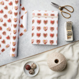 Papier Cadeau Amour vintage