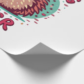 Papier Cadeau Amoureux de câlins de hérisson (Coin)