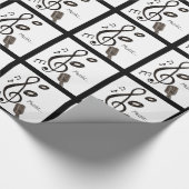 Papier Cadeau Amoureux de la musique (Coin)
