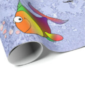 Papier Cadeau Amoureux du poisson (Coin rond)