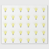 Papier Cadeau Ampoule (Plat)