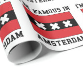 Papier Cadeau Amsterdam, Pays-Bas (Coin rond)