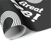 Papier Cadeau Amusant 40e anniversaire pour elle (Coin rond)