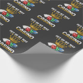 Papier Cadeau Amusant Casino Poker Jackpot Lover (Coin)