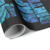 Papier Cadeau Amusant Moderne Joyeux Anniversaire (Coin rond)