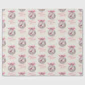 Papier Cadeau Amusants Moderne Disco Ball Ornament Vacances Les (Plat)