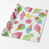 Papier Cadeau amusement au soleil (Déroulé)