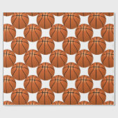 Papier Cadeau Amusement de basket-ball (Plat)