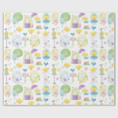 Papier Cadeau Amusement de Pâques (Plat)