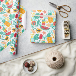 Papier Cadeau Amusement d'été