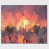 Papier Cadeau Amusement du coucher de soleil.... (Plat)