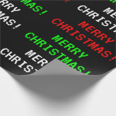 Papier Cadeau Amusement, JOYEUX NOËL de regard classique de jeu (Coin)