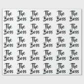 PAPIER CADEAU AMUSER LE BOSS (Plat)