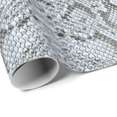 Papier Cadeau Anaconda Exotic Snakeskin (Coin rond)
