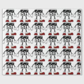 Papier Cadeau Analyse et surprise : encapsulage de code QR (Plat)