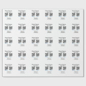 Papier Cadeau Analyser pour payer q r code paypal venmo ajouter  (Plat)