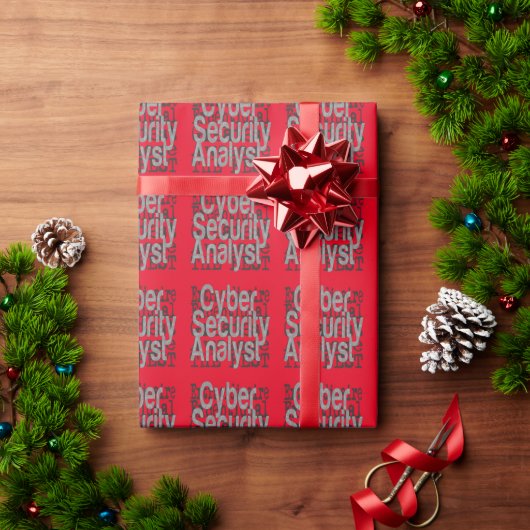 Papier Cadeau Analyste de sécurité informatique Extraordinaire (Cadeau de vacances)