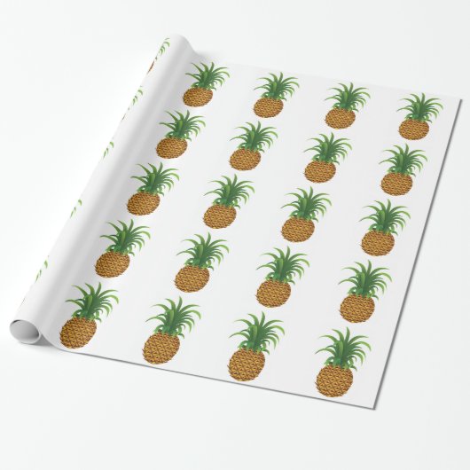 Papier Cadeau Ananas (Déroulé)
