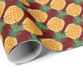 Papier Cadeau Ananas (Coin rond)