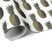 Papier cadeau ananas (Coin rond)
