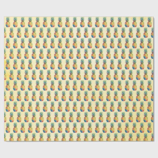 Papier Cadeau Ananas (Plat)