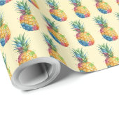 Papier Cadeau Ananas (Coin rond)