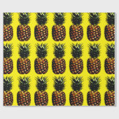 Papier Cadeau Ananas (Plat)