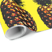 Papier Cadeau Ananas (Coin rond)