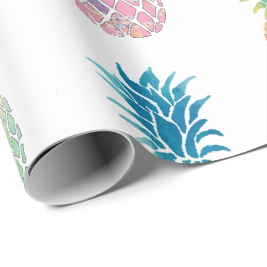 Papier Cadeau ananas (Coin rond)